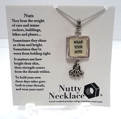 Wear Your Nuts Pendant Cluster Necklace by Nutty Necklace